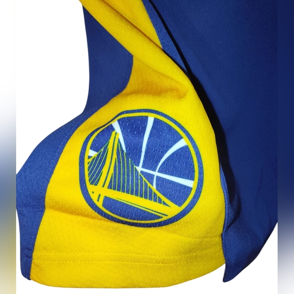 Nike Dri-Fit Golden State Warriors NBA Basketball Shorts Men's - Picture 2 of 7